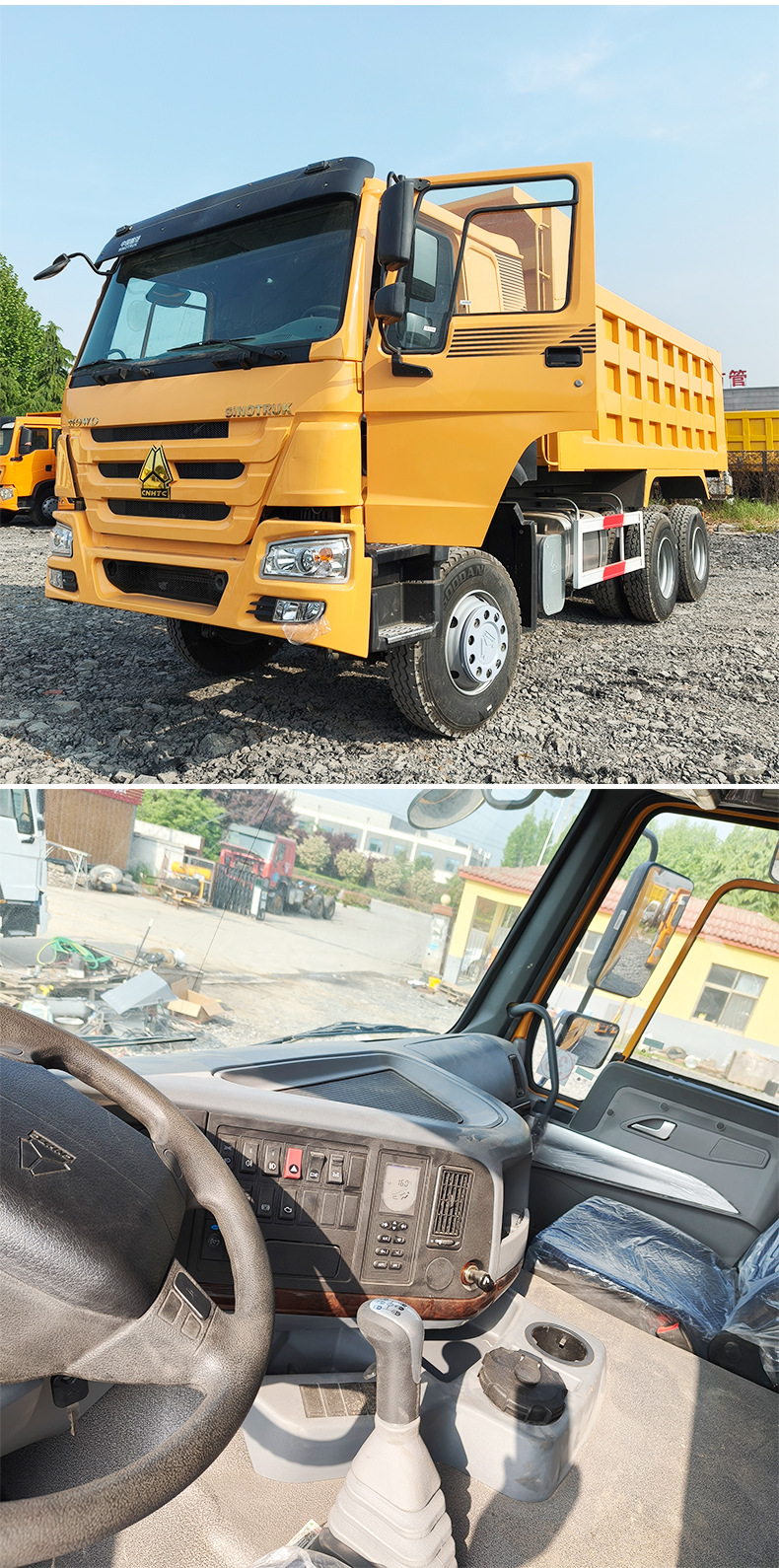 Howo Heavy-Duty Dump Truck for Mining and Gravel Transport, Construction Transport Vehicle, Available for On-Site Test Drive