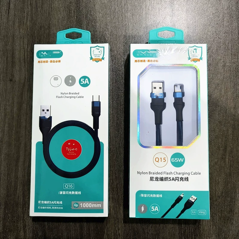 Плетеная линия флэш-зарядки с широким ртом подходит для линии передачи данных мобильного телефона Android V8 Pingguo Type-C