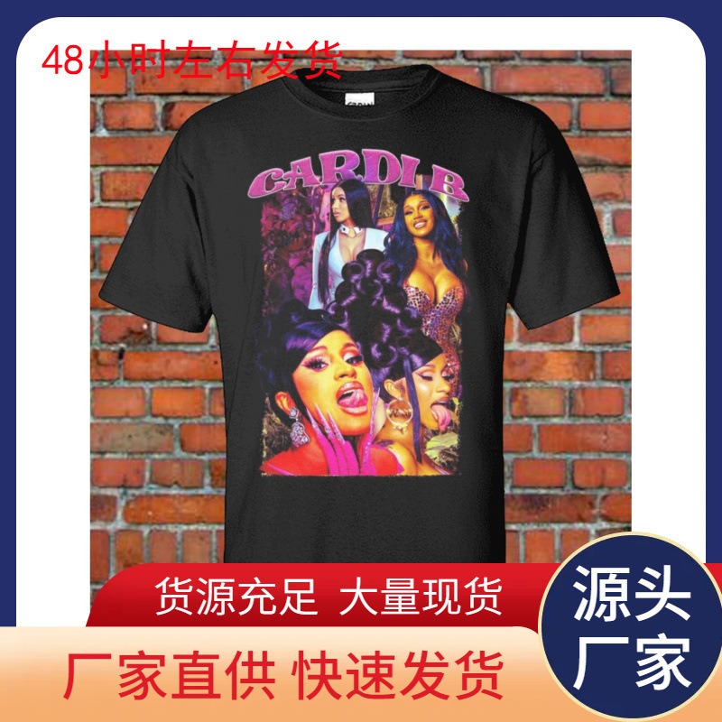 【European Size Cotton T】Cady B Vintage Style Bootleg T-Shirt Vintage Style Tour Merchandise T-Shirt