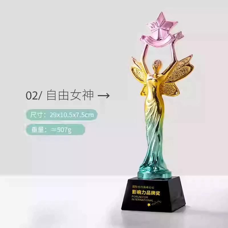 Новое креативное танцевальное crystal трофей медаль из металла смола танец латина балет квадратный танцевальный конкурс награды
