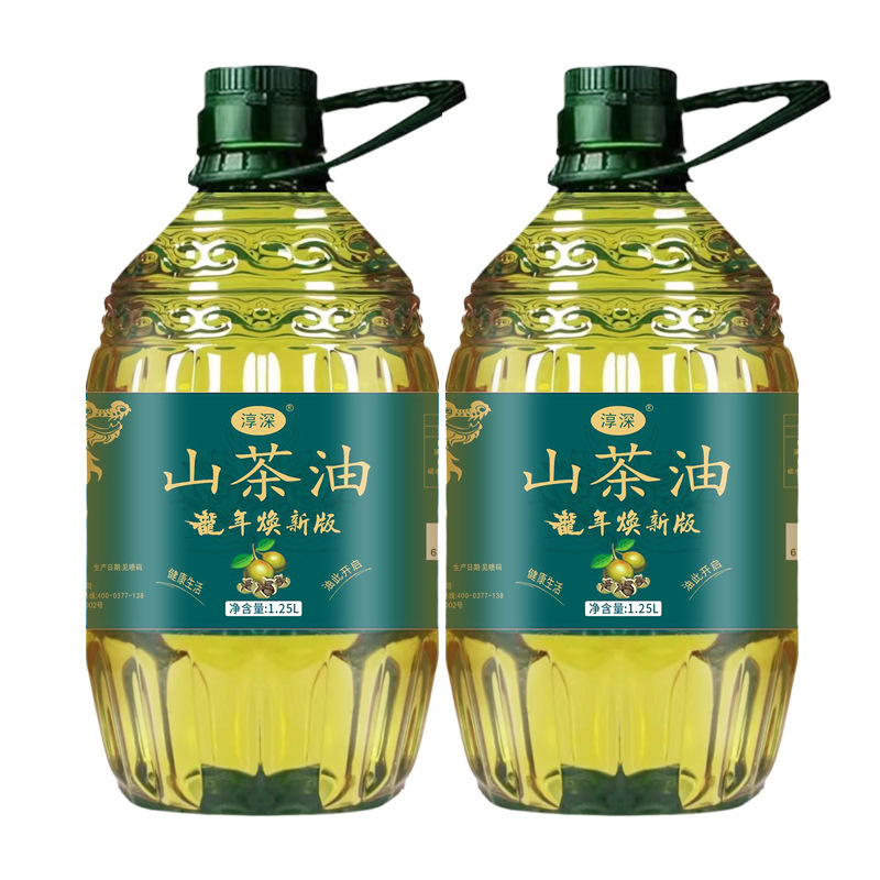 純粋なツバキの油の5リットルの1級の冷搾りの正統のツバキの種の油の茶の木のツバキの油の食用油は油の種を搾ります|undefined