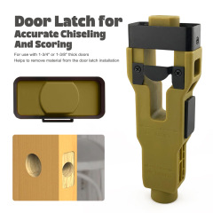 Door Latch Mortise Toolラッチほぞ穴ツール取付キットヘルプ除去材料取付