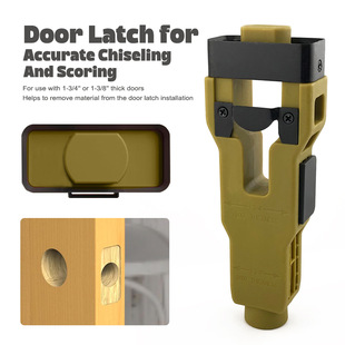 Door Latch Mortise Tool Tool Mounting Kit Helps Material Removal Installation