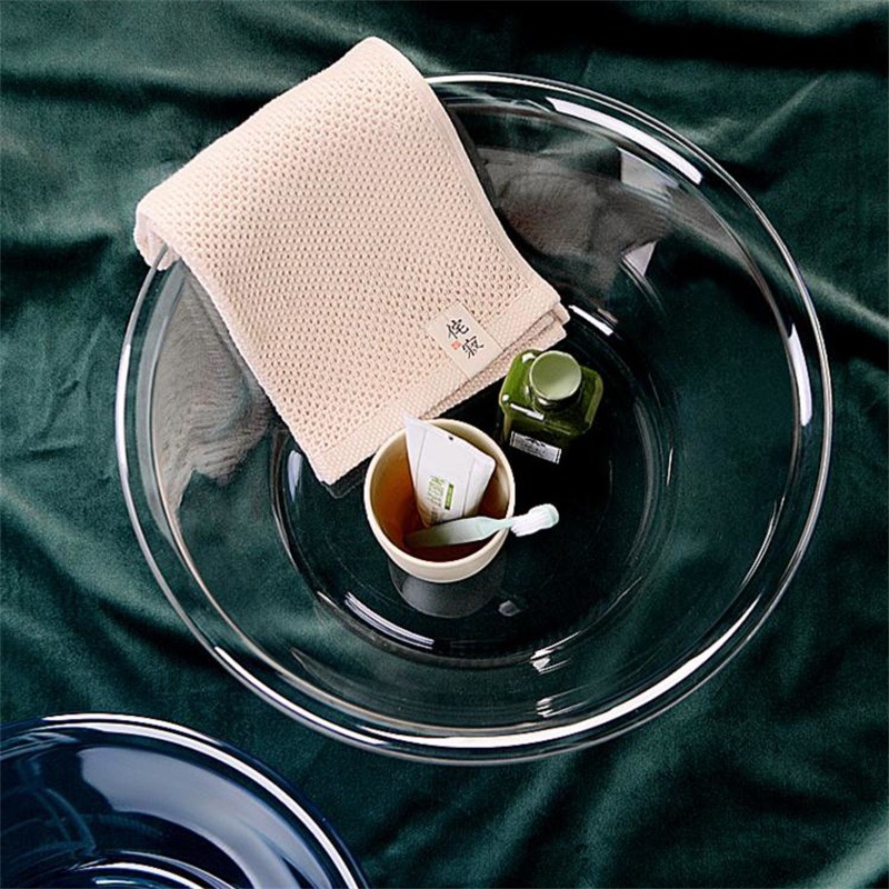 Transparent Wash Basin PETWash Basin Plastic Basin Vegetable Washing Basin Large Household Baby Adult Laundry Basin Small Basin