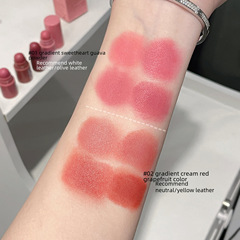 Gege Bear Four-Color Matte Lipstick Set with Haze Velvet Multi-Color Lip Pen Set Cross-Border Cosmetics Makeup