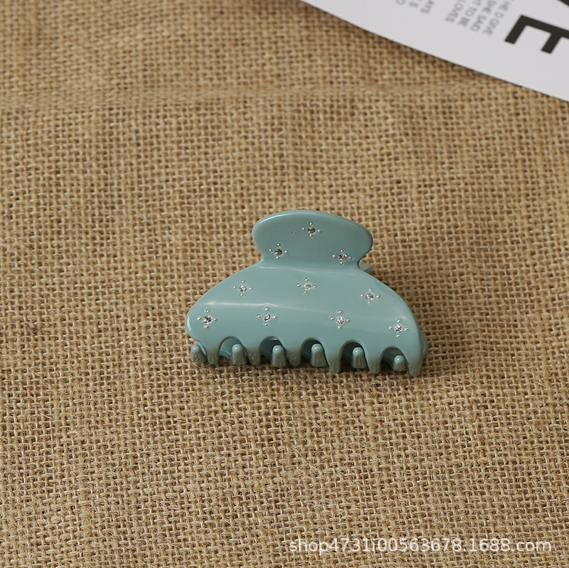 6.5cm 다이아몬드 타원형 스카이블루