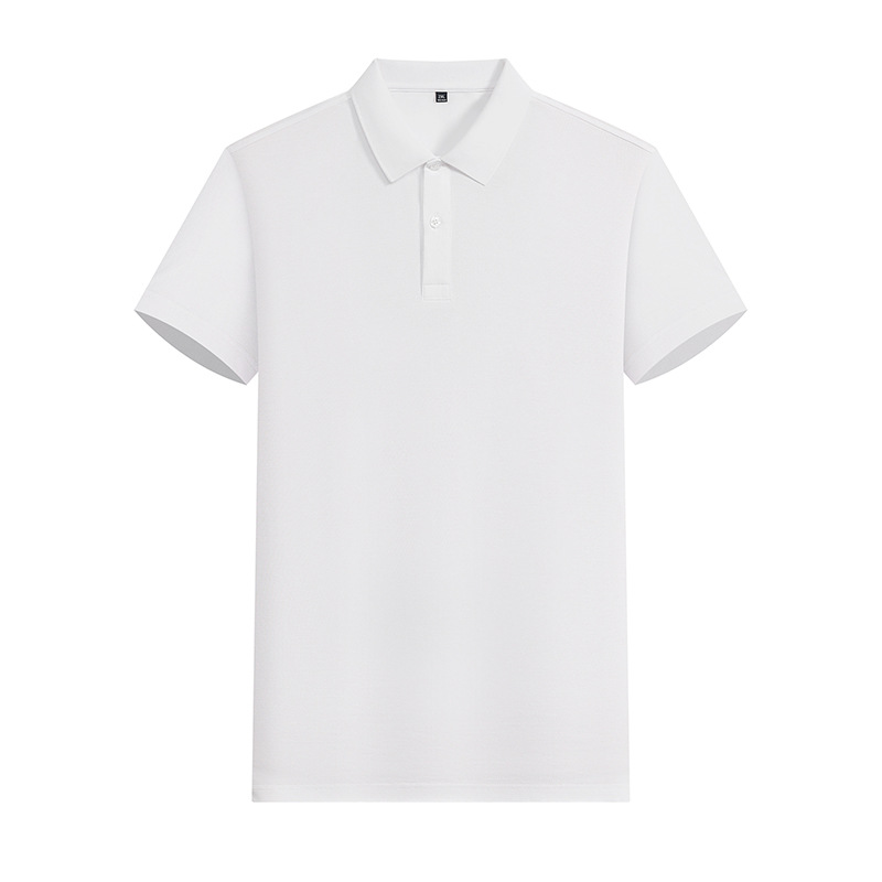 Camiseta POLO de color sólido CVC de 180g y 40 unidades con LOGO estampado, ropa de trabajo de manga corta, ropa de trabajo de verano hecha a medida, fabricante de ropa hecha a medida.