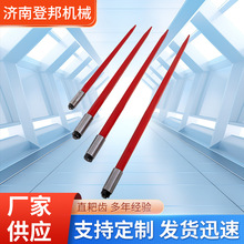 直耙齿方型锻造拖拉机装载机干草叉矛齿农机配件多规格直耙齿批发