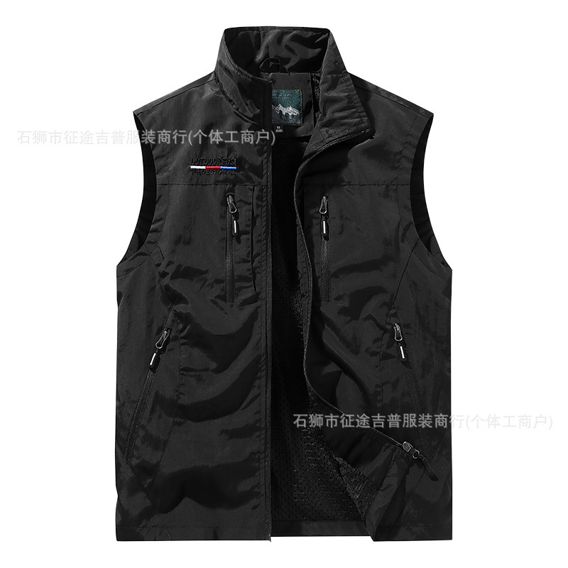 2026 Spring and Autumn New Style Men's Outdoor Casual Vest for Photography and Fishing, Suitable for Young and Middle-Aged Men