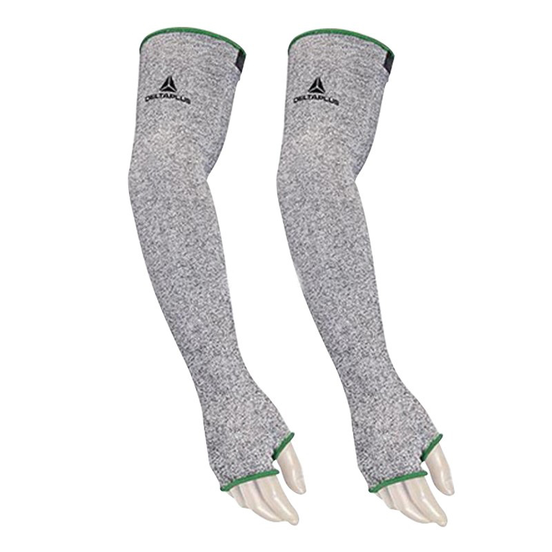 代尔塔5级防割纤维针织套袖202001 上肢松紧可调节高性能护臂袖套