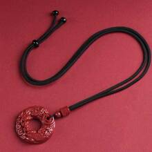 朱砂批发原矿高含量紫金砂貔貅扣貔貅护主吊坠挂件男女项配饰