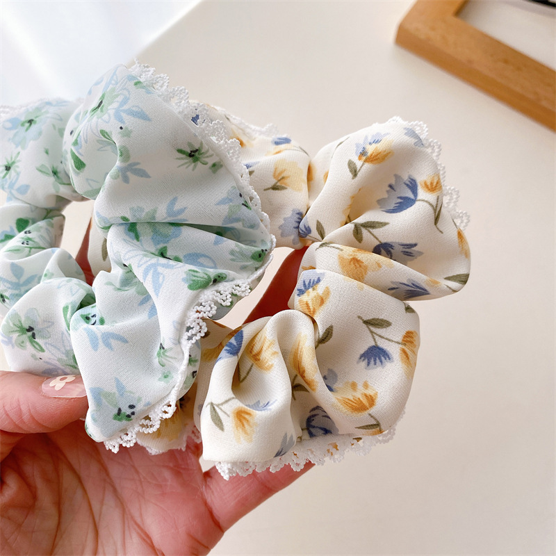 Sweet Ditsy Floral Cloth Hair Tie 1 Piece display picture 1