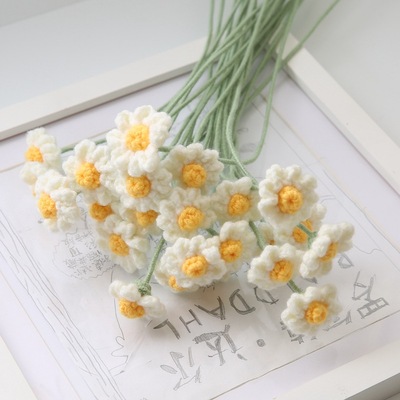 Tins Wool weave Daisy Chamomile Bouquet of flowers diy Material package Girlfriend Confidante