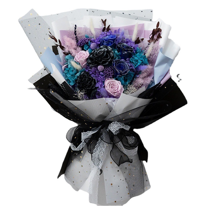 Yunnan Yongsheng ramo de flores al por mayor Rosa creativa flor seca chino Día de San Valentín regalo para novia madre