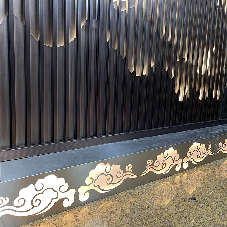 南宁对门玄关遮挡座屏新中式屏风隔断实木格栅镂空花格纱画客厅