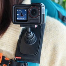 GoPro大疆insta360磁吸快拆肩带支架户外运动相机运动相机配件