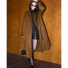 【盛都】25冬新M家水波纹经典浴袍款手工双面呢羊绒羊毛大衣外套