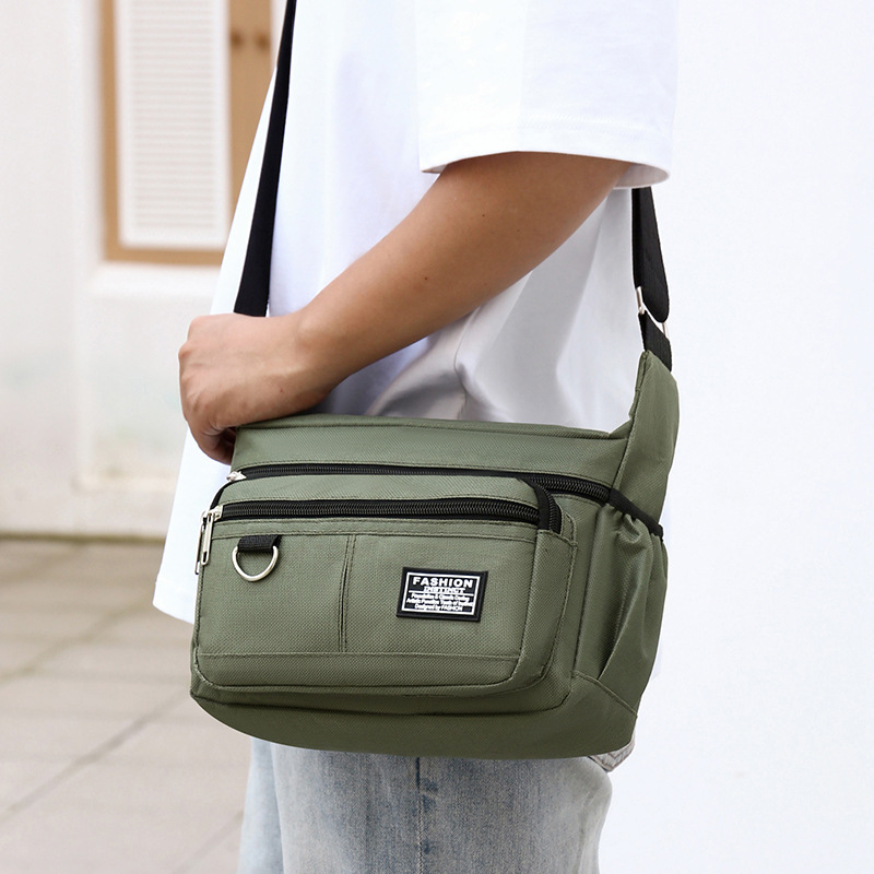 New Commuting Business Casual Mens Backpack, estilo coreano de moda multi-cremallera de gran capacidad, bolso de hombre