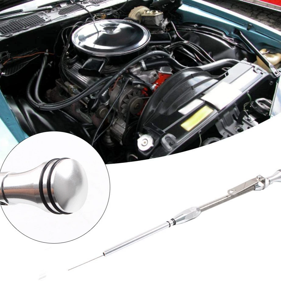 Автомобильный модифицированный щуп для измерения уровня масла из нержавеющей стали 305 327 350 383 400 подходит для Chevrolet SBC80