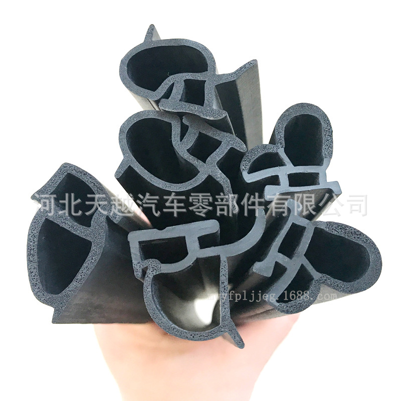 二复合D型密封条三元乙丙发泡D型橡胶条机械机柜发泡条