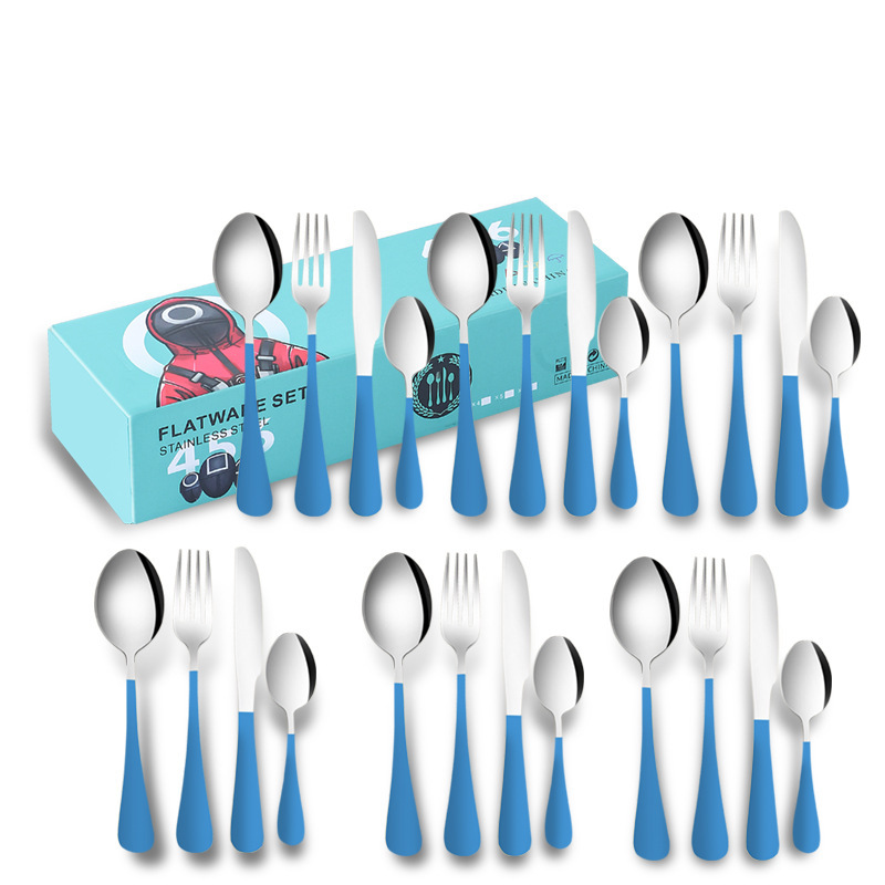 블루 실버 [24 개 세트]