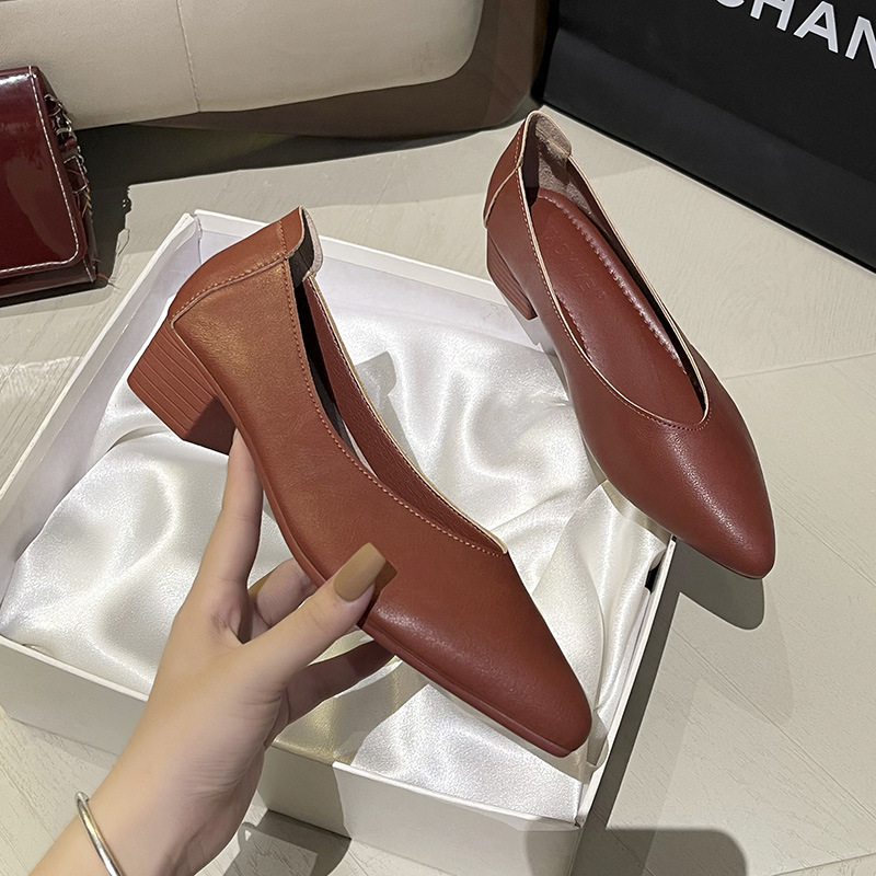 255-1 버건디 (미디엄 힐 3.5cm)