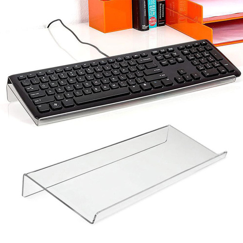 Amazon Acrylic Keyboard Stand, Elevated Display Shelf, Transparent Anti-slip Bracket, Wholesale Keyboard Stand