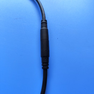 35135Dc Power Cord with Snap Plug, Black Two-Core Sheathed Cord, Self-Locking Anti-Shedding Male and Female Power Cord