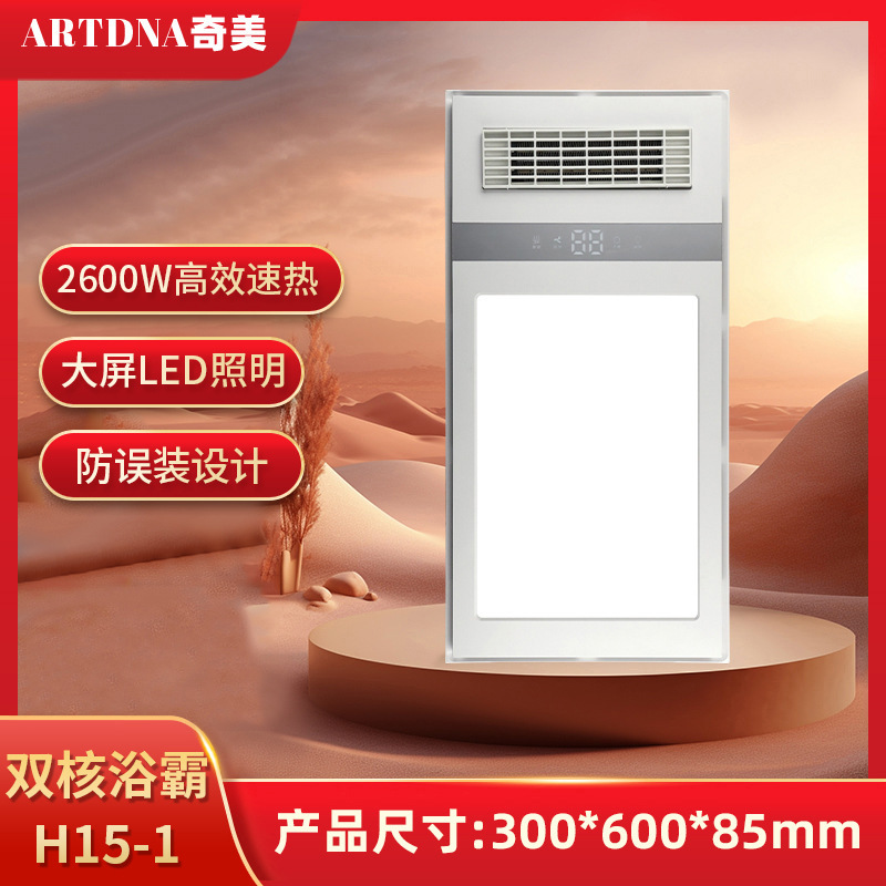 Home Appliance Upgrade Source: Bath Heater Lamp Factory Ptc Heating Multifunctional Integrated Ceiling Bathroom Five-In-One