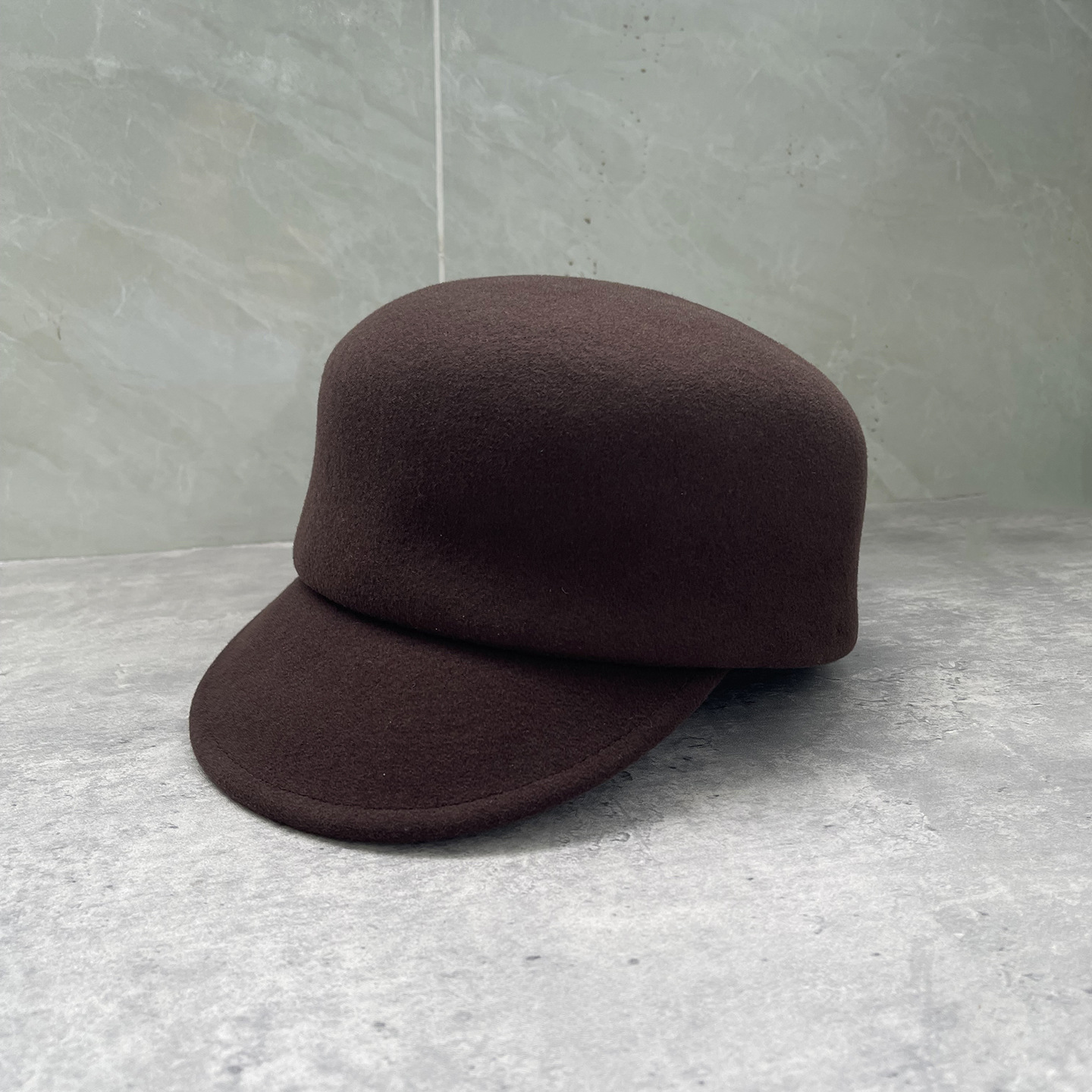 咖色光板简约羊毛马术 / M58CM内调小（适合55-57.5戴）