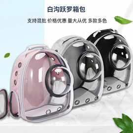 2025新款猫包外出包太空舱透气双肩背包大容量猫背包厂家跨境批发