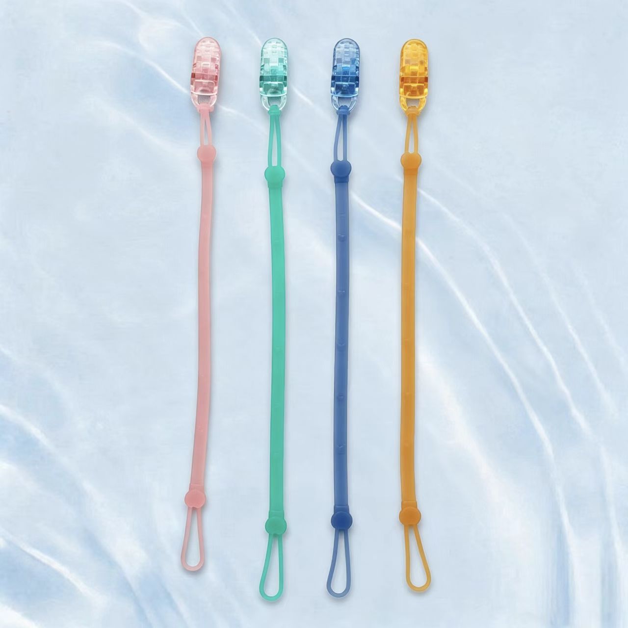 Manufacturer Wholesale Silicone Anti-Drop Chain Baby Pacifier Teether Toy Anti-Fall Silicone Chain