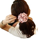 Модная универсальная ткань, реалистичный аксессуар для волос, резинка, горный чай с розой в составе, городской стиль, в цветочек