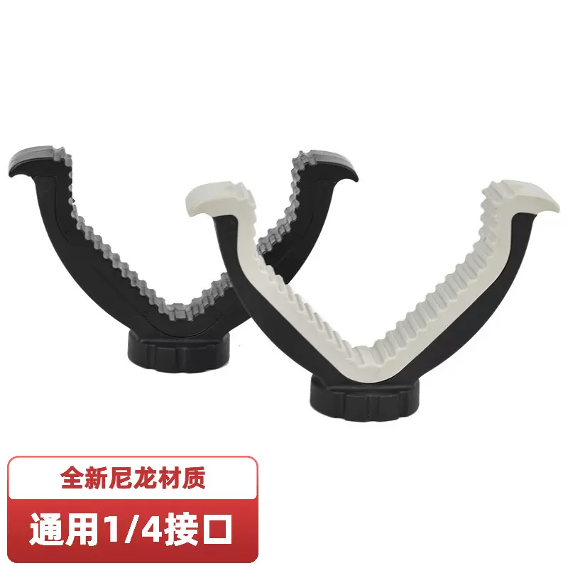 现货玩具托支架V型云台三脚架通用1/4接口狩猎夹头练习支架夹头