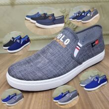 【零售】老北京布鞋新款学生男单鞋休闲时尚一脚蹬帆布牛仔男板鞋