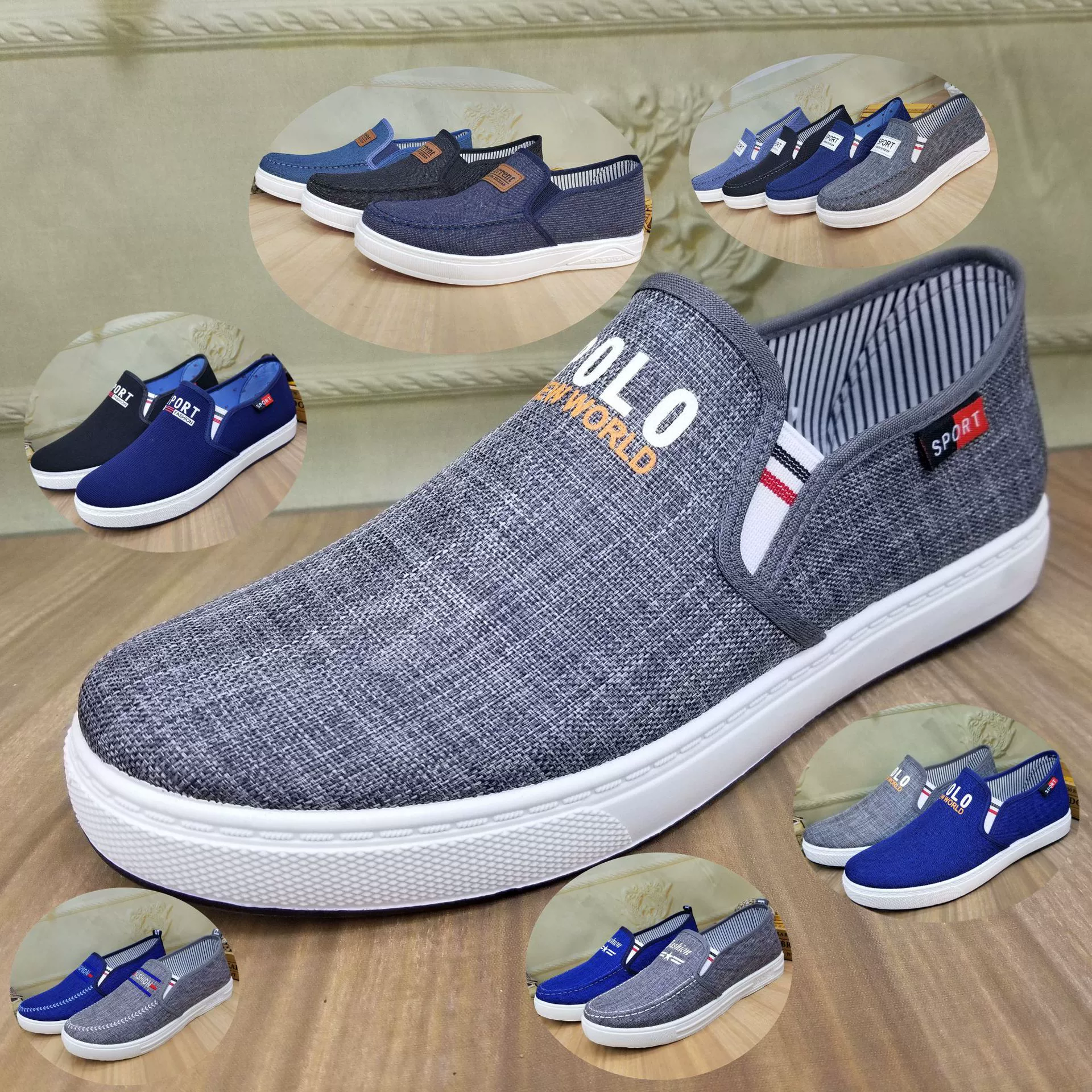 [Розничная торговля] старая пекинская обувь из ткани новая студенческая мужская одиночная обувь повседневная мода