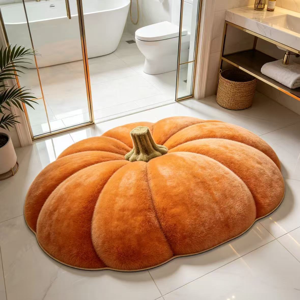 Alfombra antideslizante transfronteriza de lodo de diatomeas 3D estereoscópica alfombra de suelo de baño inodoro absorbente de agua alfombra de suelo de baño