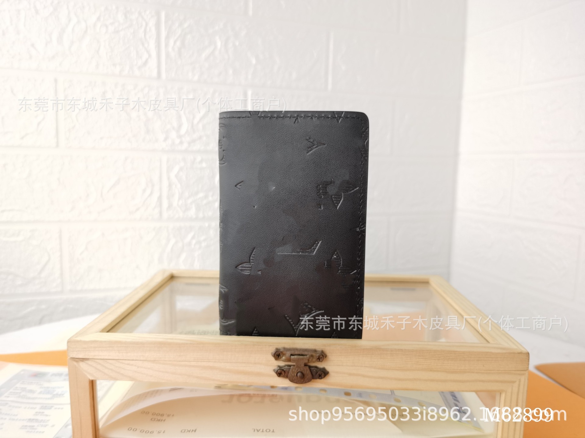 欧洲经典外贸钱包时尚爆款老花格子短款高品质护照本卡夹零钱卡包