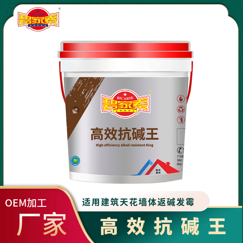 混凝土墙面专用高效抗碱防霉涂料渗透力强封底漆固碱白色粉高遮盖