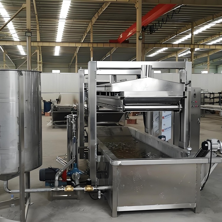 全自动电加热江米条油炸机全自动油炸机304不锈钢油炸设备油炸锅