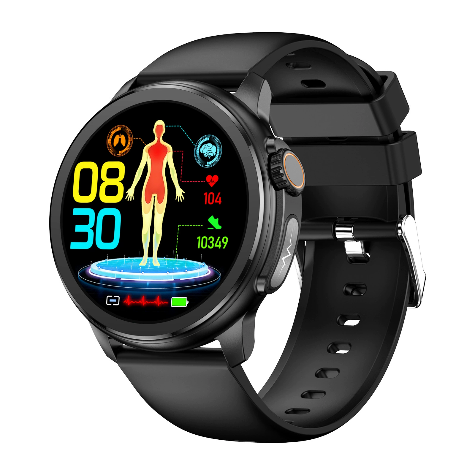 ET481(группа band) Bluetooth с вызовом кровяное давление, мочевая кислота, жиры крови, температура тела, кислород крови SOS умные часы