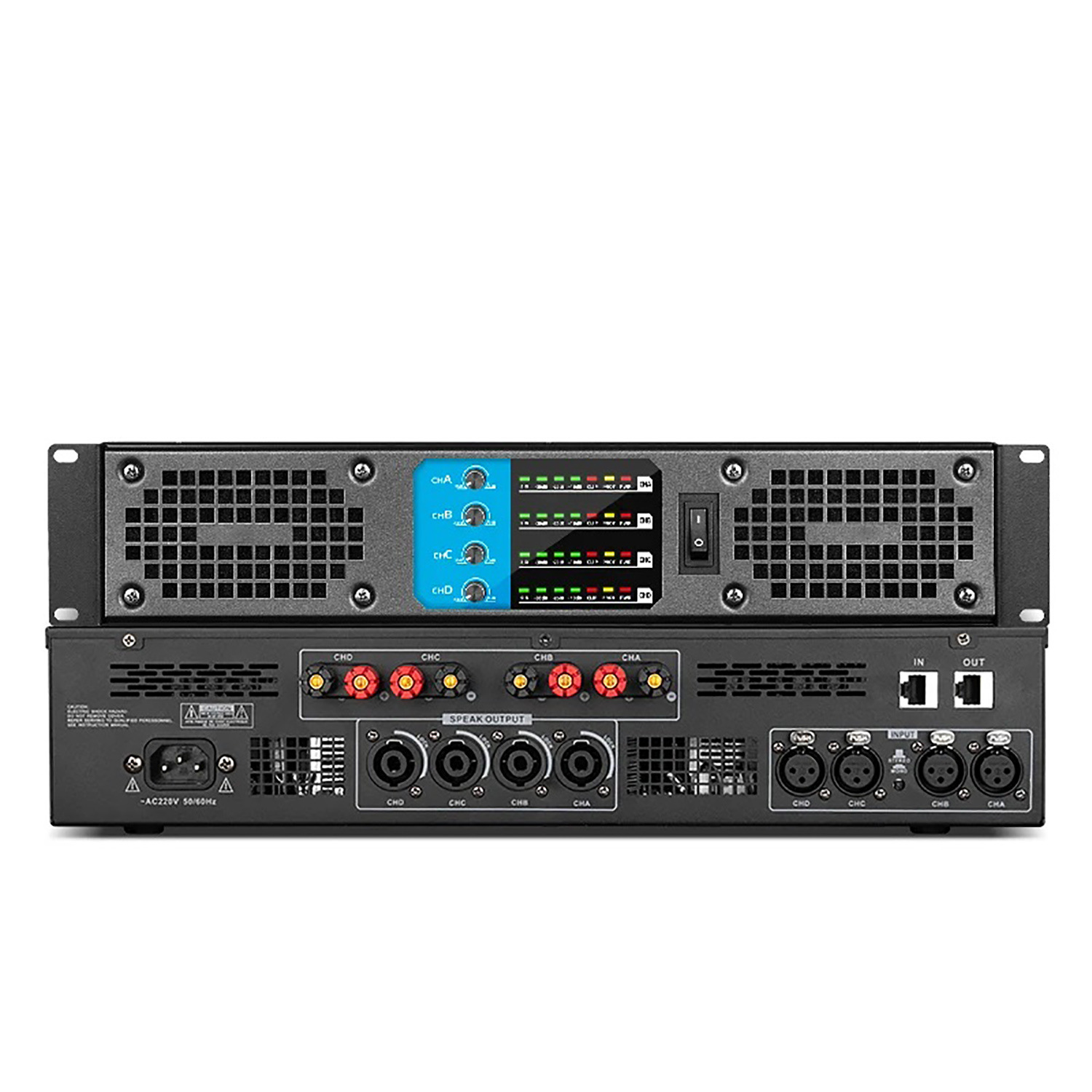 604 professional digital amplifier bar subwoofer conference wedding room audio and video family karaoke stage pure rear amplifier