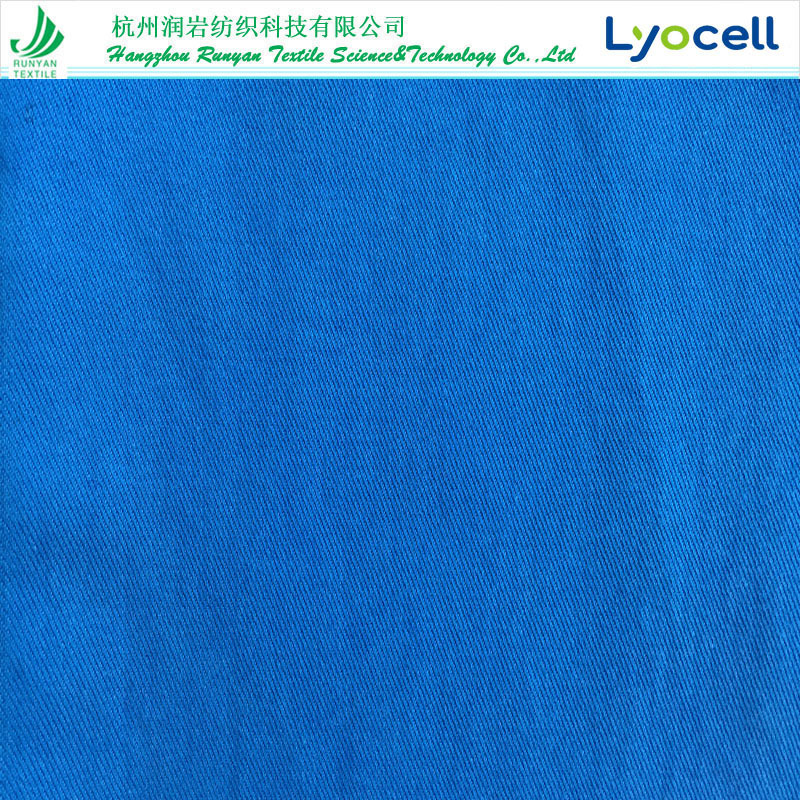21*10天丝棉斜纹面料280gsm莱赛尔棉斜纹面料 天丝莱赛尔面料