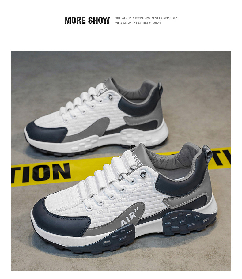 Chaussures pour hommes confortables et neuves, chaussures de sport à semelle épaisse tout-en-un, décontractées pour hommes_voghion.com