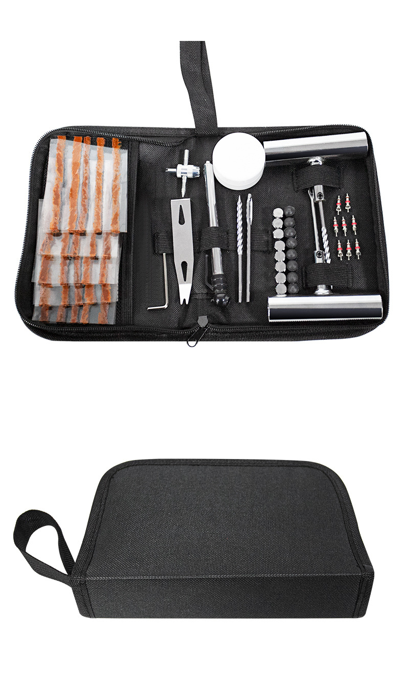 Auto Tire Repair Tool suit Vacuum Tire Quick Repair Kit Universal Portable Emergency Repair Kit