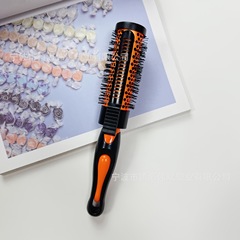 ツーインワンプロフェッショナルラウンドコームヘアピン付きローリングコーム多機能スタイリングカーリングコーム理髪店クロスボーダー貿易メーカー