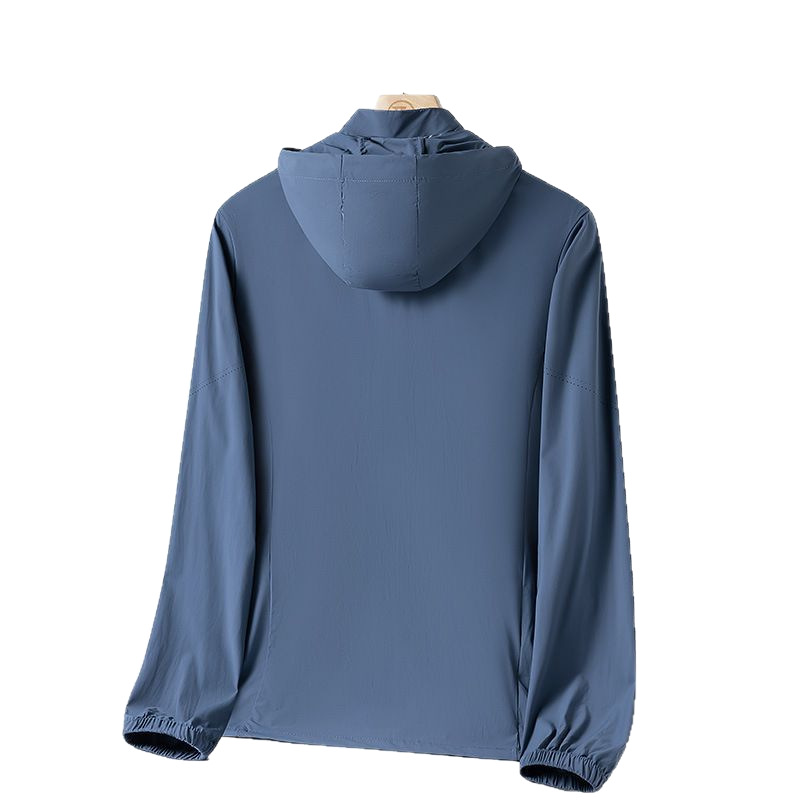 70d bolsa de tela UPF50 + seda de hielo ropa de protección solar hombre verano 2024 pareja ropa de piel UV