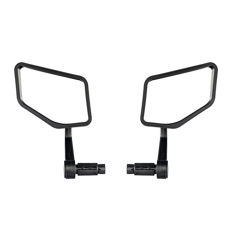 Cruz-frontera espejo retrovisor de la bicicleta espejo de acero inoxidable plegable de aleación de aluminio clip de anillo reflector ajustable 2011