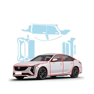 25-26 Model Cadillac CT5 Görünməz Avtomobil Örtüyü TPU Kəsilmiş Boya Qoruyucu Film