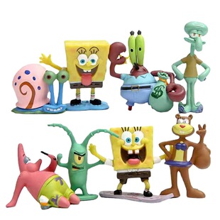 Cartoon Sponge Baby aquarium landscape fish tank decoration DIY resin crafts PVC decoration simulation oxygen blowing